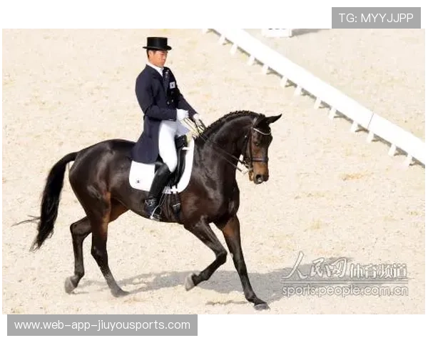 马术花式赛选手骑马后空翻，其实是摔了但太帅